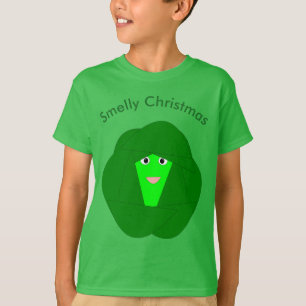 Smelly Christmas Brussels Sprout Kids T Shirt