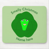Smelly Christmas Brussels Sprout Mousepad (Vorne)