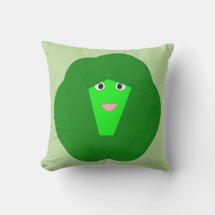 Smelly Christmas Brussels Sprout Outdoor Pillow Kissen Für Draußen