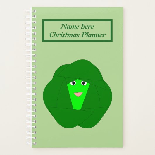 Smelly Christmas Brussels Sprout Personalisiert Planer (Vorderseite)