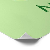 Smelly Christmas Brussels Sprout Poster (Ecke)