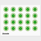 Smelly Christmas Brussels Sprout Stickers (Blatt)