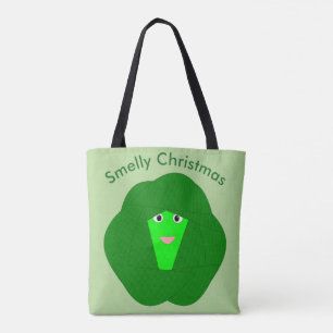 Smelly Christmas Brussels Sprout Tote Bag Tasche