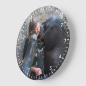 Smelly Wet Kisses Große Wanduhr (Winkel)