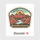 Smeltertown, Colorado Sticker (Blatt)