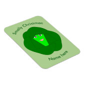 Smely Christmas Brussels Sprout Custom Magnet (Rechte Seite)