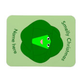Smely Christmas Brussels Sprout Custom Magnet (Horizontal)