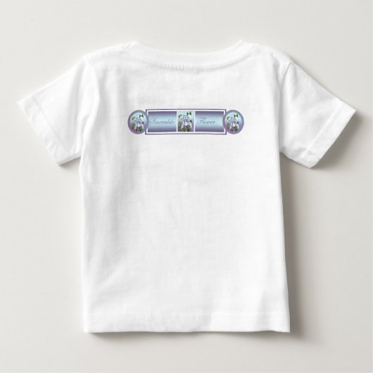 Smeraldo Blume Baby T-shirt (Rückseite)