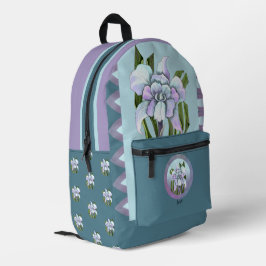 Smeraldo Blume Bedruckter Rucksack