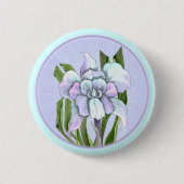 Smeraldo-Blume Button (Vorderseite)
