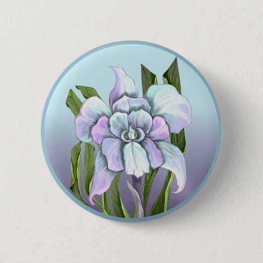 Smeraldo-Blume Button (Vorderseite)