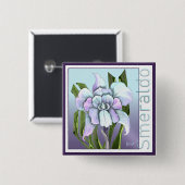 Smeraldo-Blume Button (Vorne & Hinten)