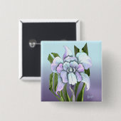 Smeraldo-Blume Button (Vorne & Hinten)