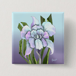 Smeraldo-Blume Button