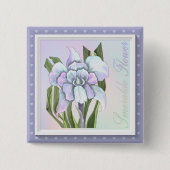 Smeraldo-Blume Button (Vorderseite)