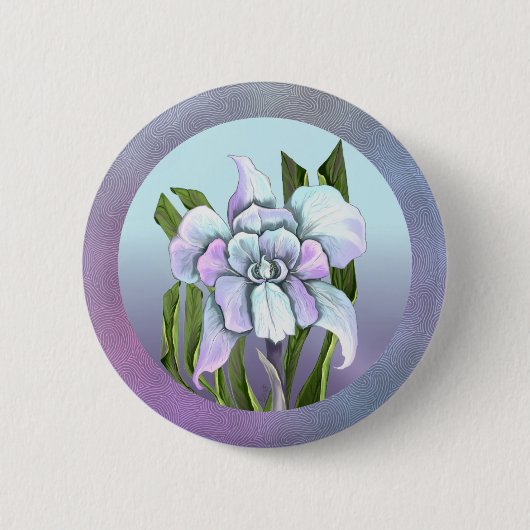Smeraldo Blume Button (Vorderseite)