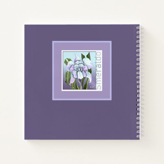 Smeraldo Blume Carnet Notebook Notizblock (Rückseite)