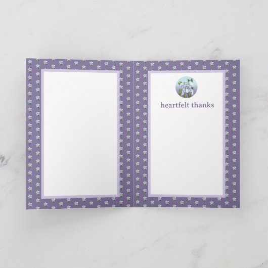 Smeraldo Blume Dankeskarte (Innenseite)