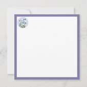 Smeraldo-Blume-Flachkarte (Rückseite)