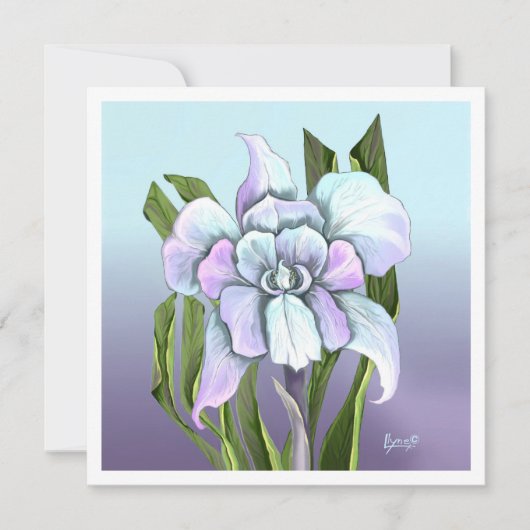 Smeraldo-Blume-Flachkarte (Vorderseite)