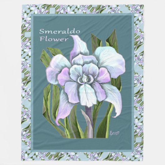 Smeraldo Blume Fleece Blanket (Vorderseite)