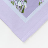 Smeraldo Blume Fleece Decke (Ecke)