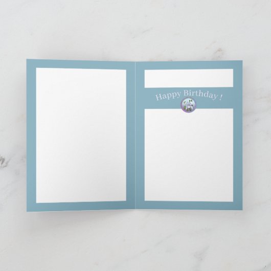 Smeraldo Blume Geburtstagskarte Karte (Innenseite)