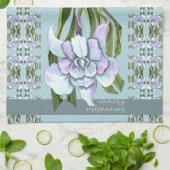 Smeraldo Blume Geschirrtuch (Gefaltet)