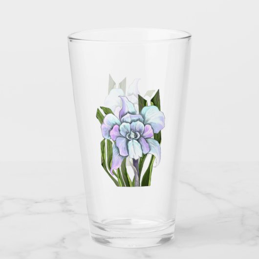 Smeraldo Blume Glas (Vorderseite)