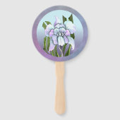 Smeraldo Blume Hand Fan Fächer (Rückseite)