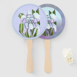 Smeraldo Blume Hand Fan Fächer