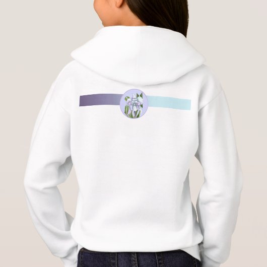 Smeraldo Blume Hoodie (Rückseite)