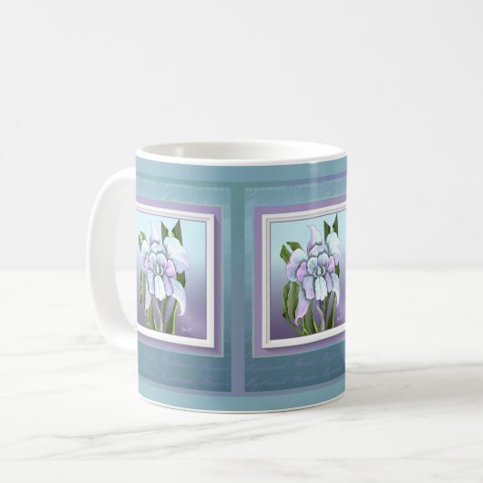Smeraldo Blume Kaffee Tasse (Vorderseite Links)