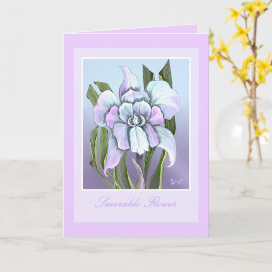 Smeraldo-Blume Karte (Gelbe Blume)