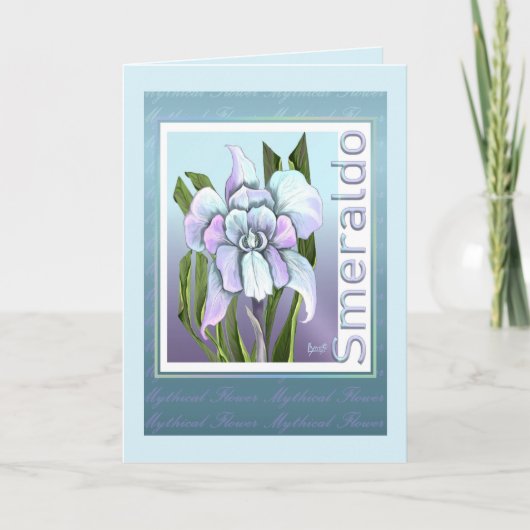 Smeraldo-Blume Karte (Vorderseite)