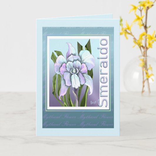 Smeraldo-Blume Karte (Gelbe Blume)