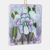 Smeraldo Blume Keramik Keramikornament (Rechts)