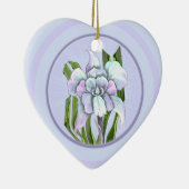 Smeraldo Blume Keramik Ornament (Rechts)