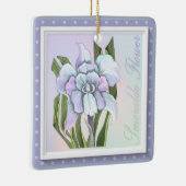 Smeraldo Blume Keramikornament (Rechts)