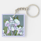 Smeraldo Blume Keyrings Schlüsselanhänger (Rückseite)