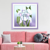 Smeraldo Blume Leinwanddruck (Insitu (Wohnzimmer))