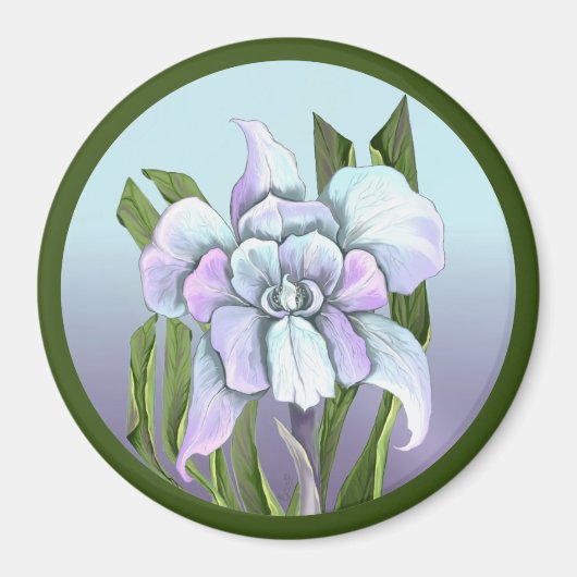 Smeraldo Blume Magnet (Vorne)