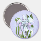 Smeraldo Blume Magnet (Vorderseite/Rückseite)