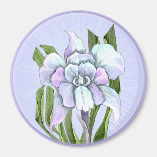Smeraldo Blume Magnet (Vorne)