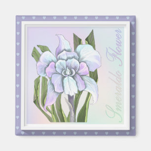 Smeraldo-Blume-Magnet Magnet