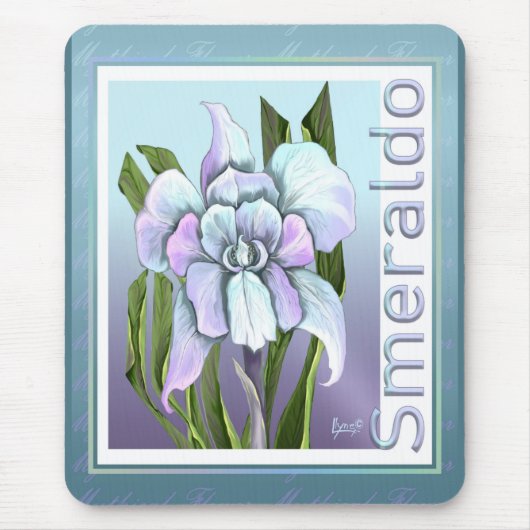 Smeraldo Blume Mouse Pad Mousepad (Vorne)
