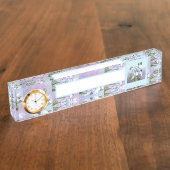 Smeraldo Blume Namensplakette (Seite)