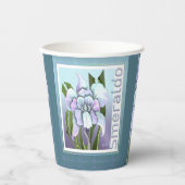 Smeraldo Blume Paper Cups Pappbecher (Vorderseite)