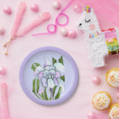 Smeraldo Blume Papier Teller (Party)