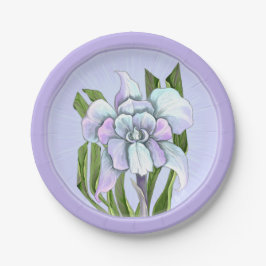 Smeraldo Blume Papier Teller